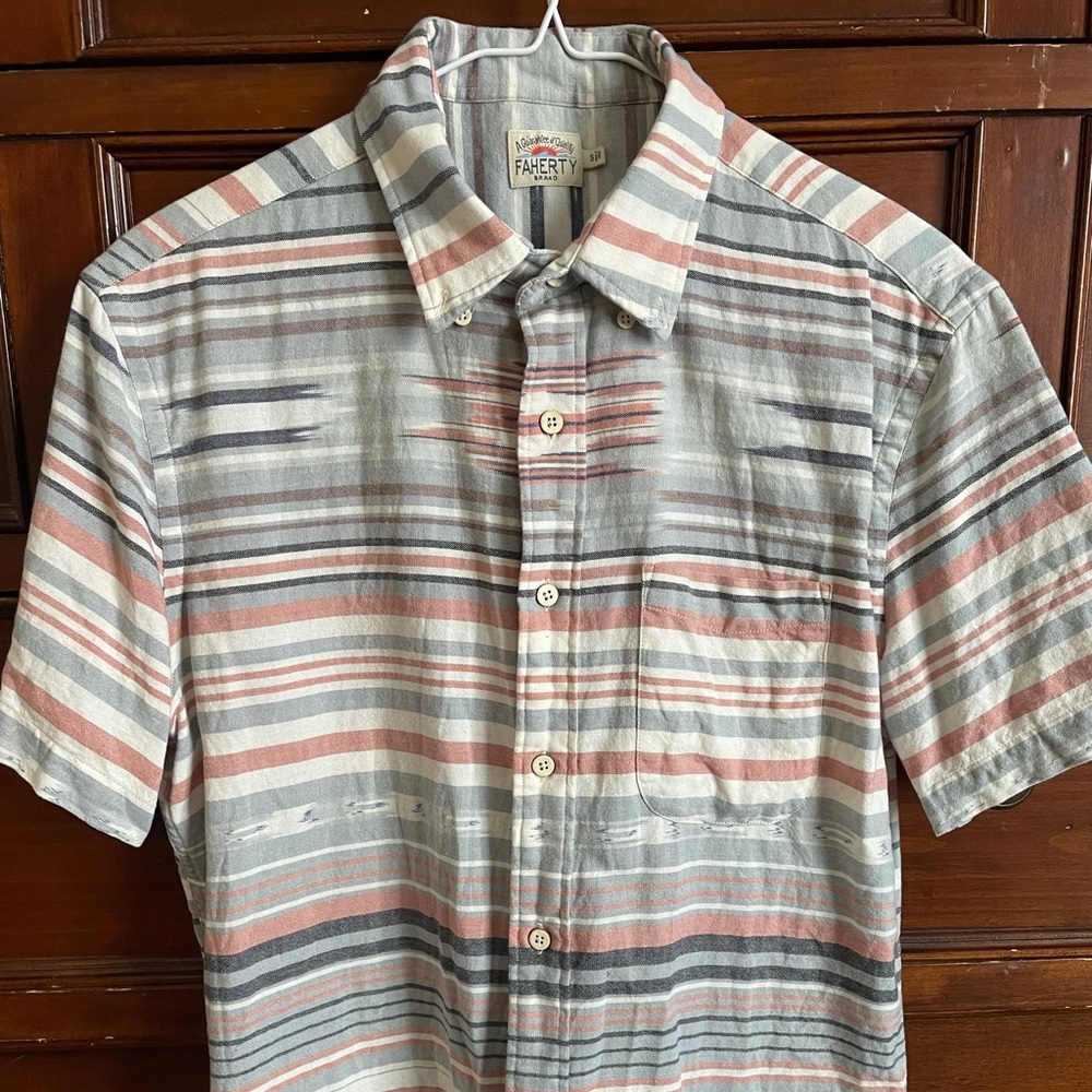 Faherty short sleeve Playa shirt - Size S